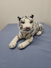Tiger Tale Toys SAPHED the WHITE TIGER Realistic Plush 17" Viahart LLC
