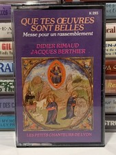 Didier Rimaud Jacques Berthier QUE TES OEUVRES SONT BELLES Cassette Tape Choral