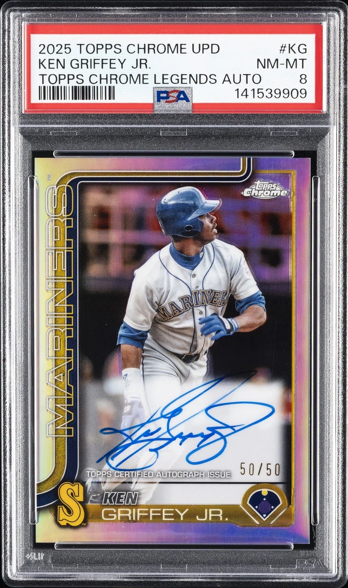 Topps Ken Griffey Jr Baseball Serial Numbered Sports Trading Cards