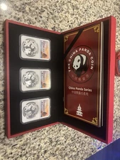 2021 (G) (Y) (S) CHINA SILVER PANDA NGC MS70 TONG FANG SIGNED STRUCK AT MINT SET