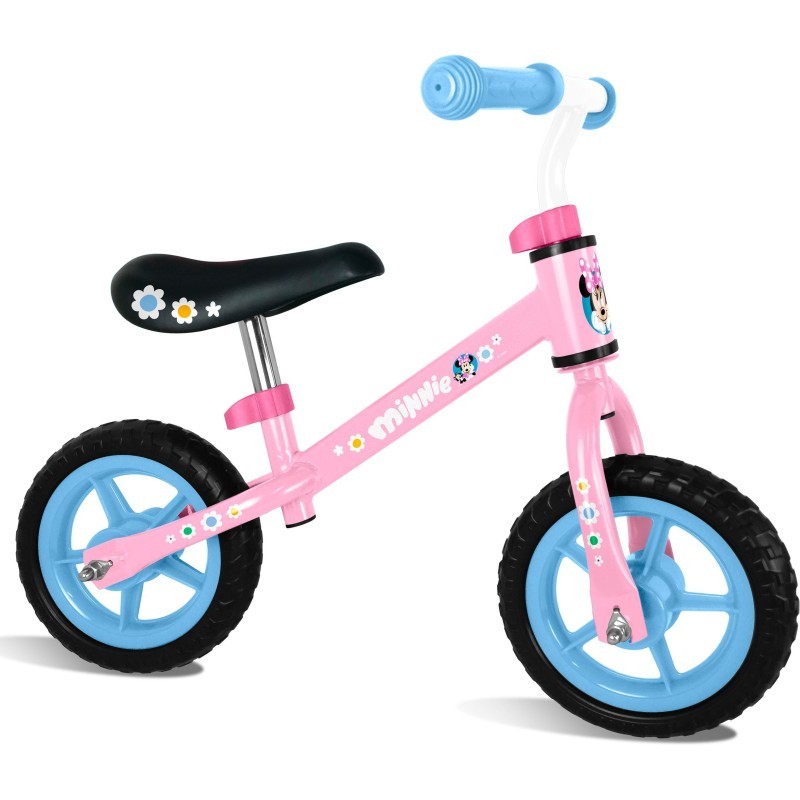 Draisienne Minnie MN432006 vélo sans pédale enfant 10 pouces rose