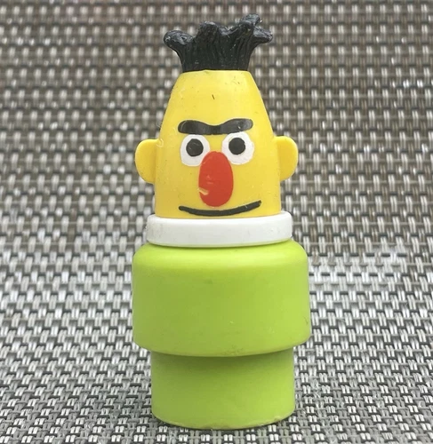 Vintage Fisher Price Little People Sesame Street Bert Toy Figure
