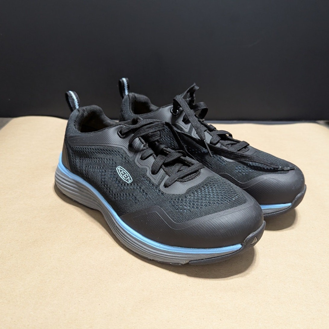 Scarpe da lavoro KEEN Sparta II sneakers nere stringate donna 8 larghe utility workwear