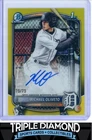2025 Bowman Chrome 1st Michael Oliveto Prospect Auto Yellow #75/75 Y422