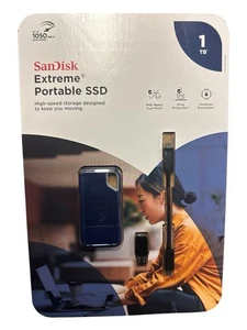 Sandisk 1tb extrême portable externe SSD SDSSDE53-1T00-ASRB ✅