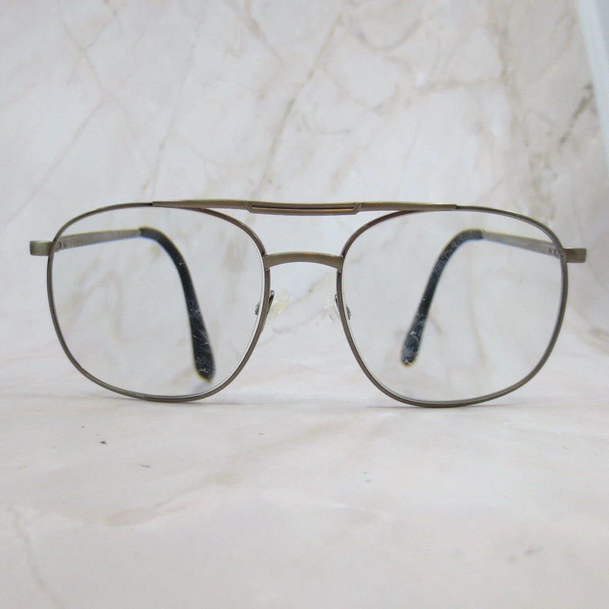 Via Milano Eyeglasses Frame Tremont Men's Gunmetal Aviator Full Rim 58 17 145