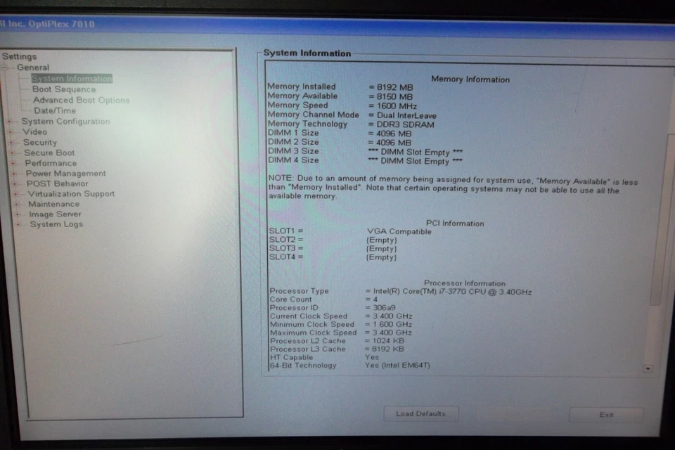 Dell Optiplex 7010 Intel Core i7 3.40GHz 320GB 8GB Wireless w/Dual 19" Monitor - Image 4 of 4