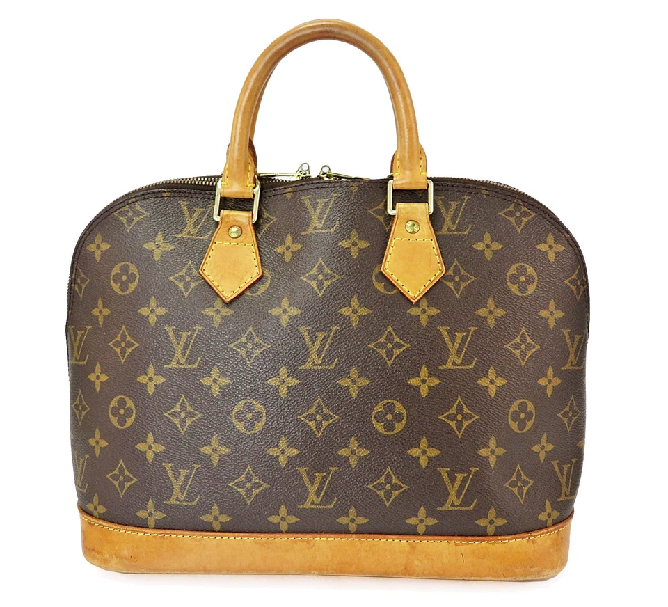 Auténtico bolso de mano Louis Vuitton Alma con monograma #60604 Foto 3 de 4