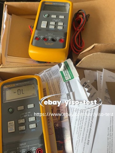 1PCS FLUKE Fluke 712 RTD Process Calibrator /Good function /# - Picture 5 of 5