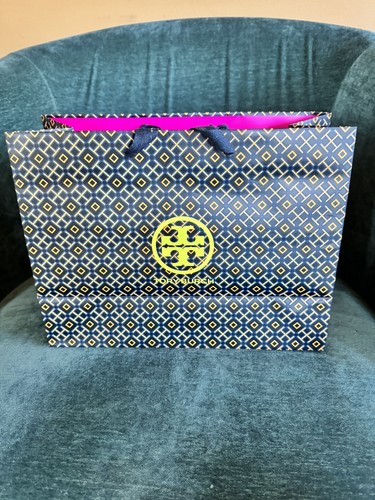 NEW Tory Burch Logo Gift Bag for Small/Medium 9” X 12” X 5” Regift Organize - Picture 4 of 5