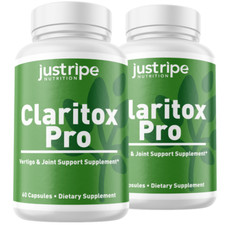 2 Pack Claritox Pro Dietary Supplement 60 Capsules