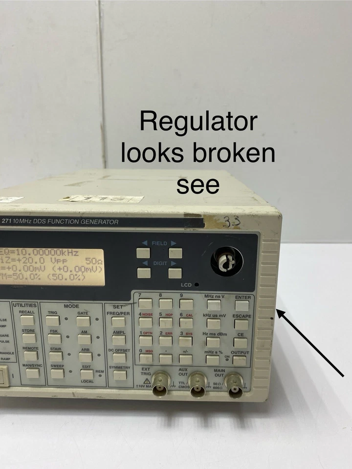 FLUKE 271 10MHZ DDS FUNCTION GENERATOR 2423208 - Image 2 of 4