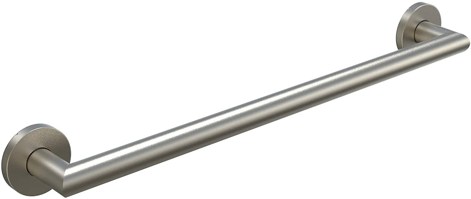 Keeney GB2024-24BN Deco Grab Bar 1.25 Dia x 24 In., Brushed Nickel | eBay