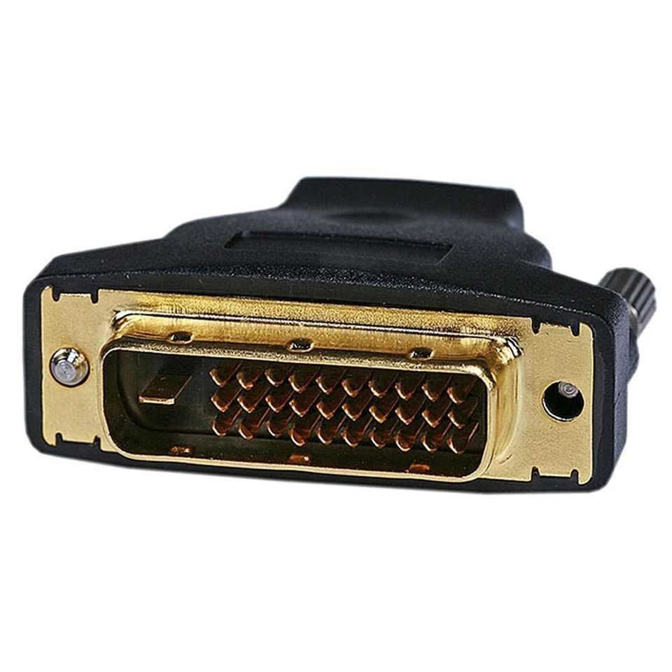 M1-D to HDMI Video Adapter M1-D P&D Male to HDMI Female Converter Adapter Gold - Image 2 of 4