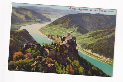 #ad D1038 ruin AGGSTEIN a. d. Danau Lower Austria excellent view from above over... $4.70
