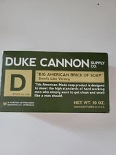 DUKE CANNON Supply Co. Big American Brick Of Soap For Hard Working Men Open Box
