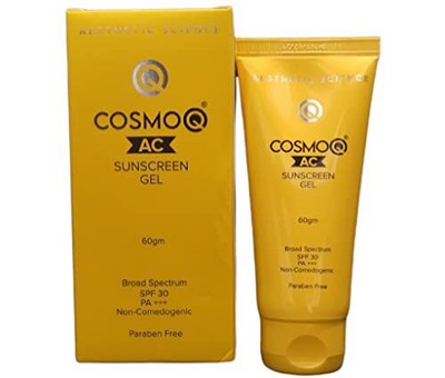 JEEVANDIP Cosmo Q Ac Broad Spectrum SPF 30 PA+++ Non-Comedogenic Sunscreen Gel (