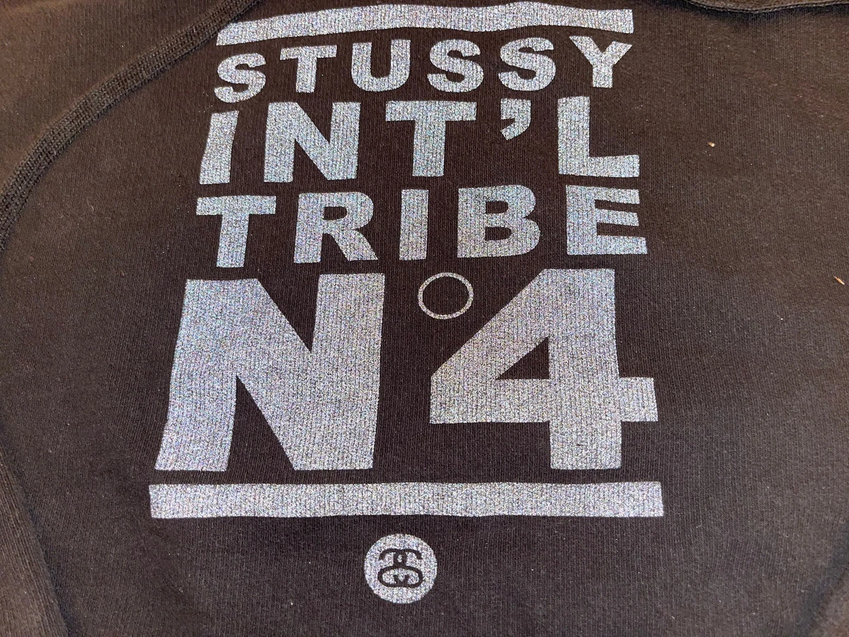 Stussy International Tribe Hoodie 3M Reflective Size Large