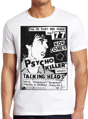 T-Shirt Talking Heads Psycho Killer Band Punk Rock Poster Musik Geschenk 7278