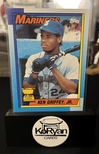 1990 Topps #336 Ken Griffey Jr. RC Rookie Cup Bloody Scar Variation