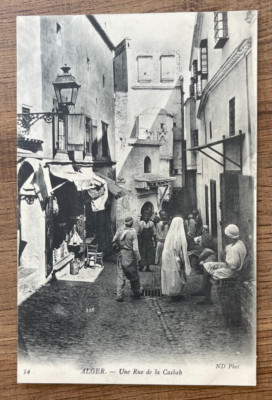 CPA Kolonien - Algerien - Algier - Eine Straße Der Casbah - Sehr Schöner