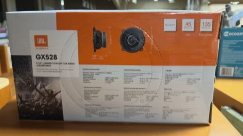 JBL GX528 5.25" 135 Watts Coaxial Car Speaker 45W RMS (Pair) New ! - Picture 2 of 6