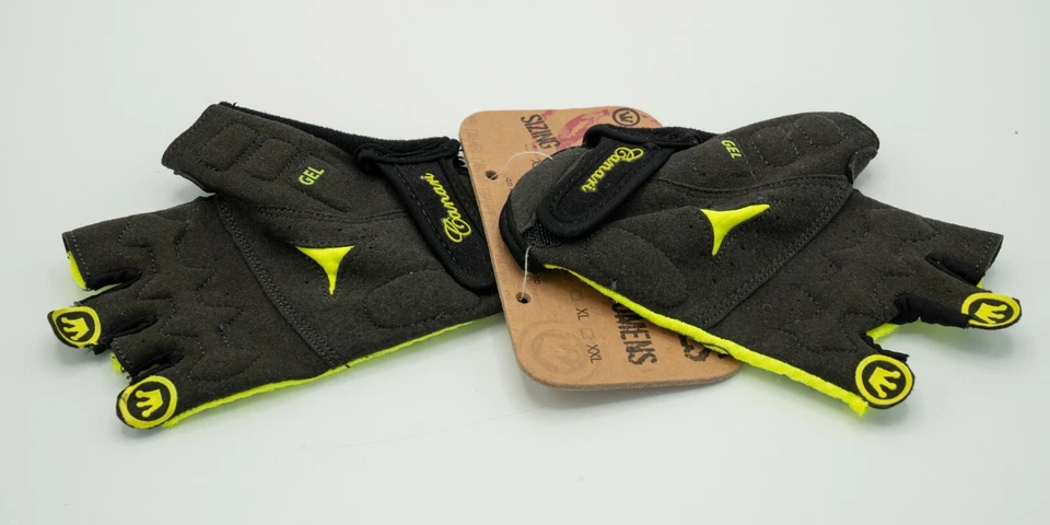 Women's Canari Aurora Bicycling Gloves Size Small in Killer Yellow Color — 第 3/3 张图片