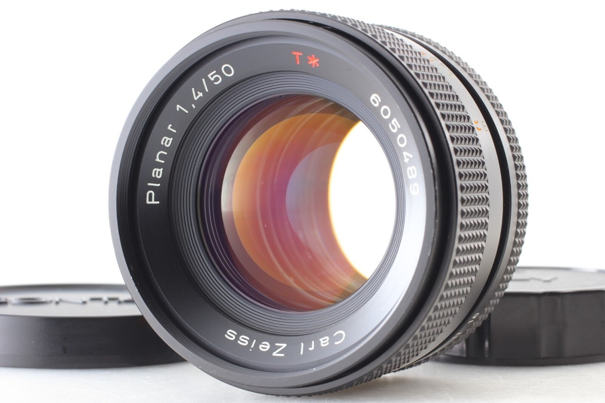 Carl Zeiss Planar T 50mmF1.4 AEJ コンタックス MINT] Contax Carl Zeiss Planar T* 50mm f/1.4 AEJ Lens From JAPAN