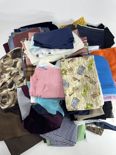 Fabric Quilter Crafter Stash Huge Box of Pieces Colors and Sizes Vary - Picture 2 of 14
