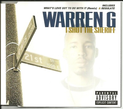 WARREN G & NATE DOGG Shot Sheriff w/ What s Love RARE REMIX CD Single SEALED