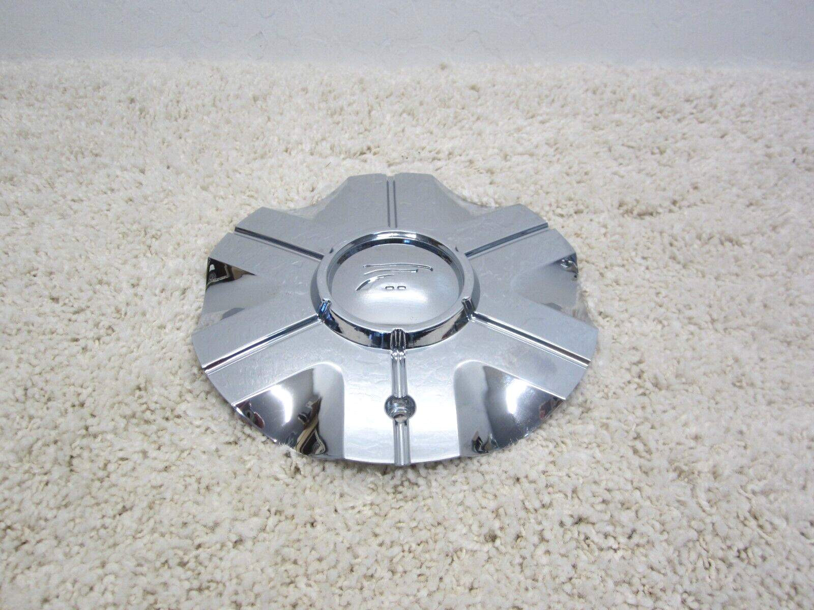 PLATINUM C602401-CAP CUSTOM ALLOY WHEEL CHROME BOLT ON CENTER CAP #2F-5