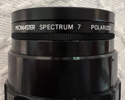 CANON FL 55-135mm f/3.5 Zoom Lens, Polarizing and UV Filters, Cap