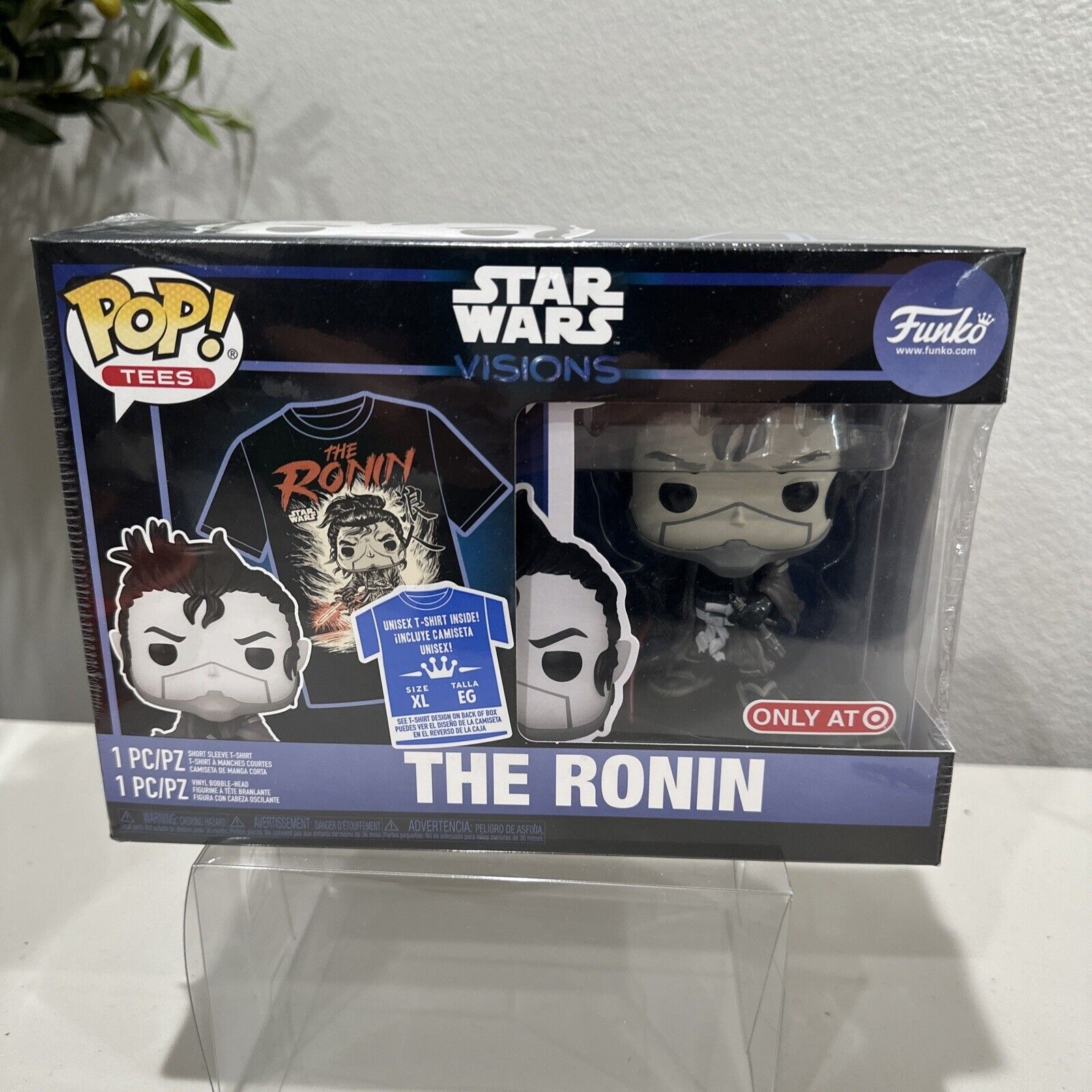 Funko Pop! Collectors Box Star Wars Ronin POP + XL Tee Sealed Target Exclusive