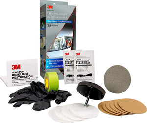 3m 39195 Heavy Duty Headlight Restoration Kit With Quick Clear Coat Ebay
