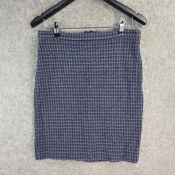 Banana Republic Skirt Womens 10 Blue Straight Pencil 12091