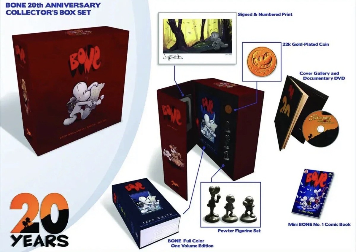 BONE 20th ANNIVERSARY FULL COLOR ONE VOLUME COLLECTOR'S BOX BONE 20th ANNIVERSARY FULL COLOR ONE VOLUME COLLECTOR'S BOX