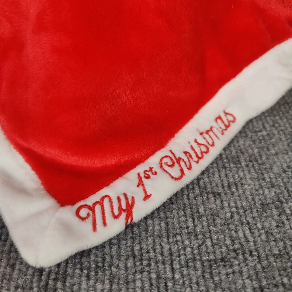 Santa Lovey Mi Primera Navidad Rojo Bebé Arrancadores Calmante Suave Seguridad Bebé Juguete Foto 3 de 4