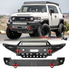 Aaiwa For 2007-2014 Toyota FJ Cruiser Front Rear Bumper W/Winch Plate Lights