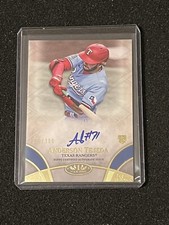 Anderson Tejeda 2021 Topps Tier One Break Out Rookie Auto #d /300 Rangers