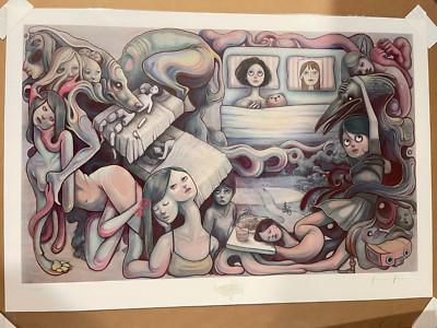 版画 Marlowe and Waking Lauren Tsai Lauren Tsai 'Marlowe and Waking' Art Poster Print Signed