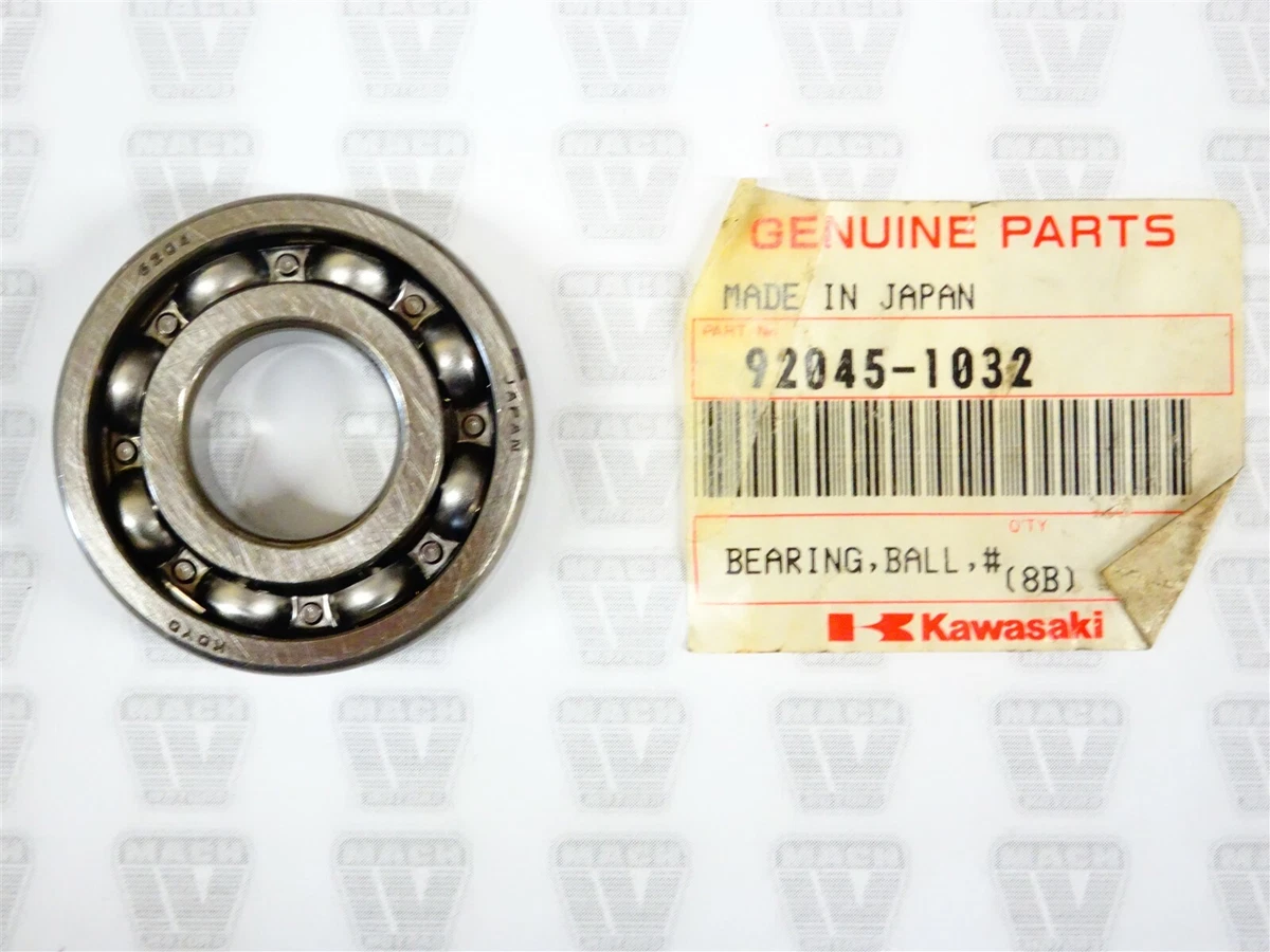 Kawasaki NOS NEW 92045-1032 Ball Bearing #6204 KD KE KL KAF KLT  