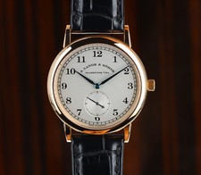 A. Lange & Sohne 1815 Small-Seconds 18kt Rose Gold Rare Engraved Balance 233.032 5