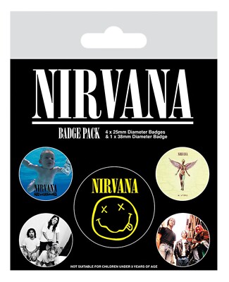 Ansteckbuttons Nirvana Iconic Anstecker Buttons Pins Abzeichen Anstecknadel