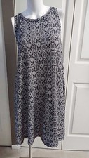 NEW ANN TAYLOR LOFT SLEEVELESS STRETCH TRAPEZE DRESS SIZE XS