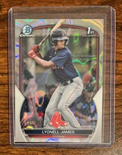 2023 Bowman Baseball Lyonell James 1st Bowman Lava Refractor /399