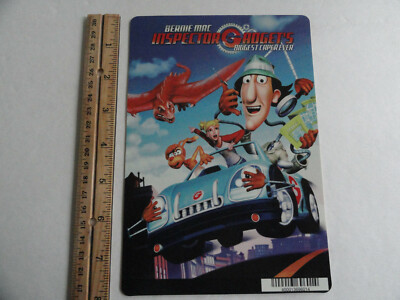 INSPECTOR GADGET'S BIGGEST CAPER EVER - BLOCKBUSTER VIDEO BACKER CARD 5''X8'' 