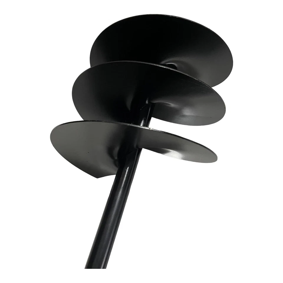 Hand Erdbohrer Handbohrer Erdlochbohrer Lochspaten Pfahlbohrer Ø90-250mm - Bild 4 von 4