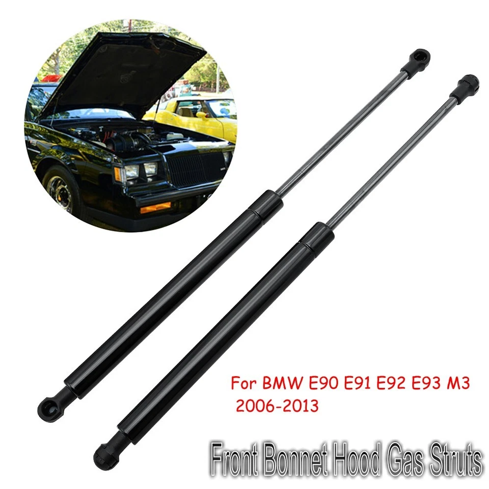 4 piezas para BMW Serie 3 E90 Sedán 2005-2012 capó y maletero trasero puntal de gas Foto 3 de 4