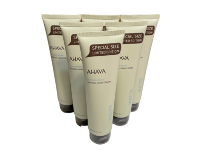 Lot of 6 Ahava Dead Sea Water Mineral Hand Cream 5.1 oz 150ml Sealed