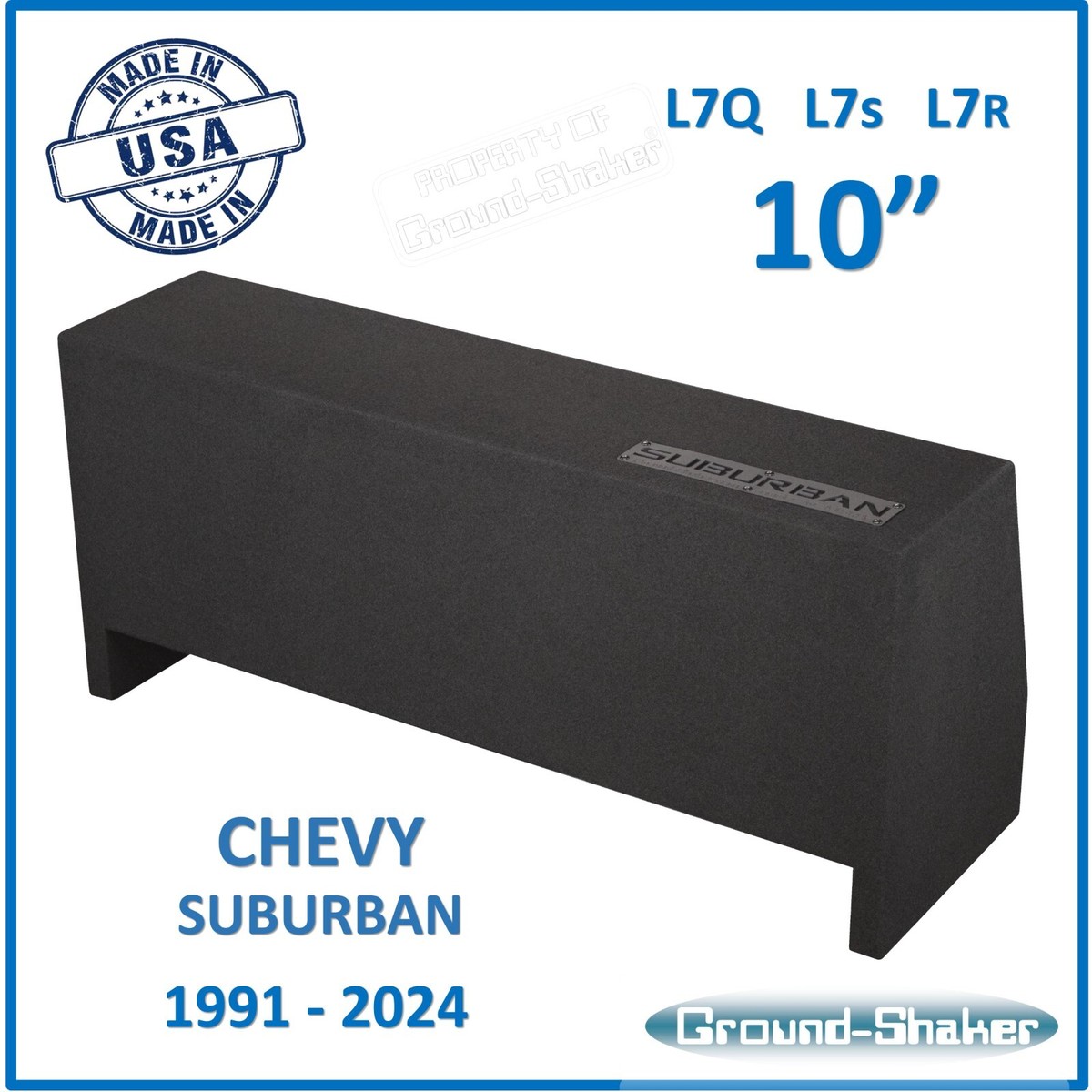 Ground Shaker Triple Subwoofer Box BLACK 8